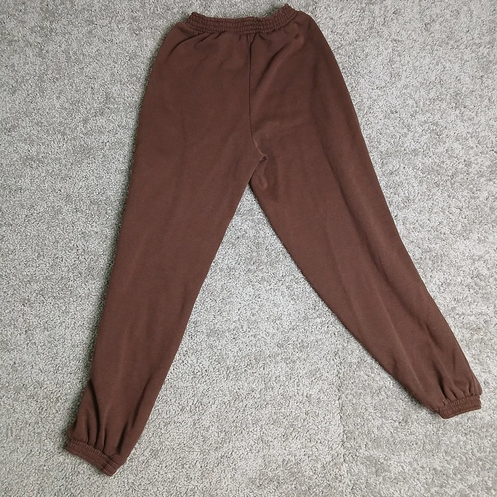 HM Disney Mickey Mouse Joggers Brown Varsity Graphic Sweatpants Kids 11-12Y